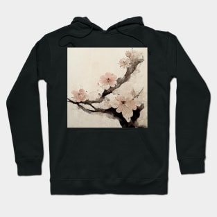 Traditional Japanese Sakura Canvas #2 Hoodie